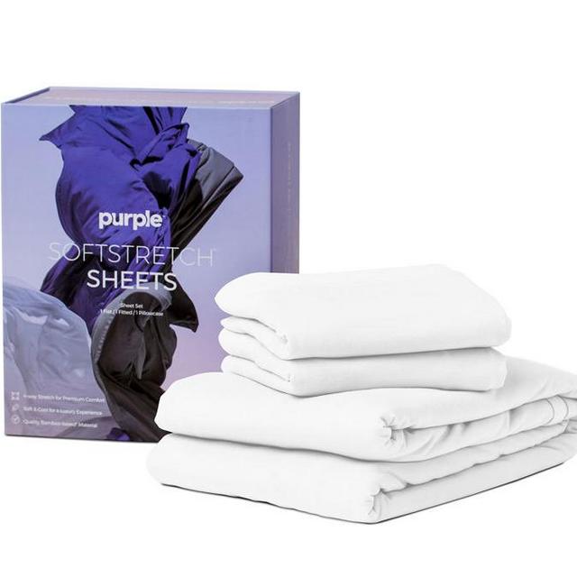 Purple SoftStretch Sheet Set - King / CalKing