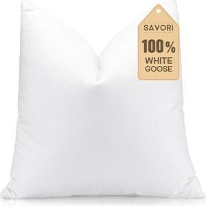SAVORI Down Feather Throw Pillow Inserts (24x24)