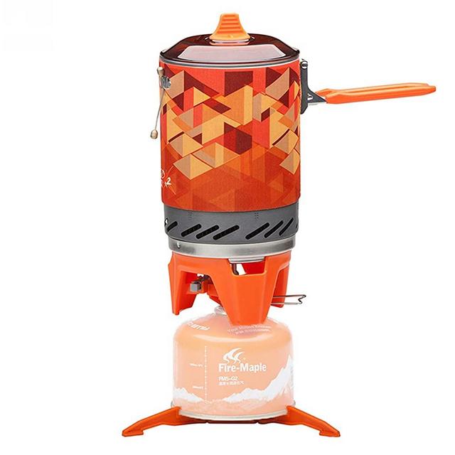 Fire-Maple "Fixed Star 2" Backpacking and Camping Stove System | Outdoor Propane Camp Cooking Gear | Portable Pot/Jet Burner Set | Ideal for Hiking, Trekking, Fishing, Hunting Trips and Emergency Use