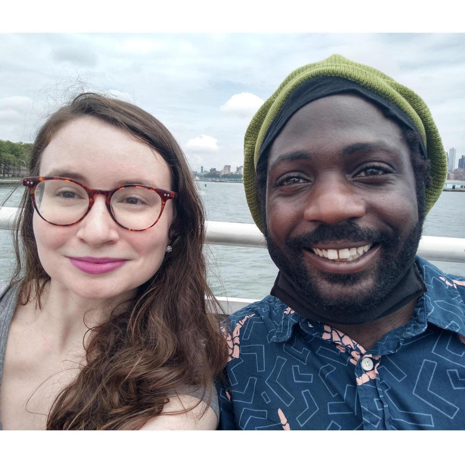 Taking the ferry to Governor's Island for Porch Stomp Music Festival 2021