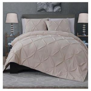 Geneva Home Fashion - Taupe Ella Quilt Set (Queen) 3pc