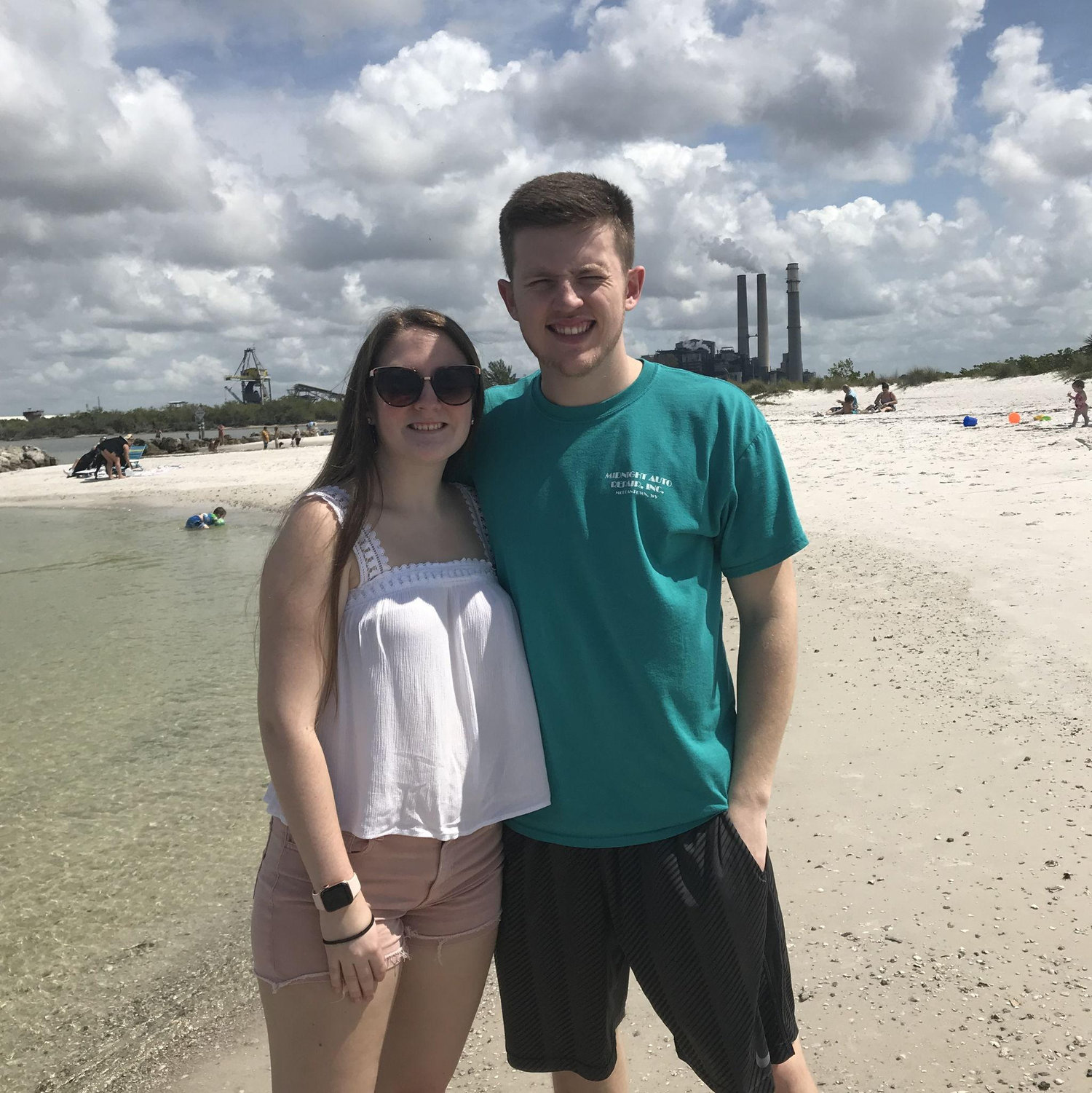 Adam's first ever time on an airplane was on a trip to visit Grams and Pappy with me in Florida!
