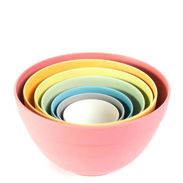 Bamboozle Nesting Bowls, Pastel, 7 Piece