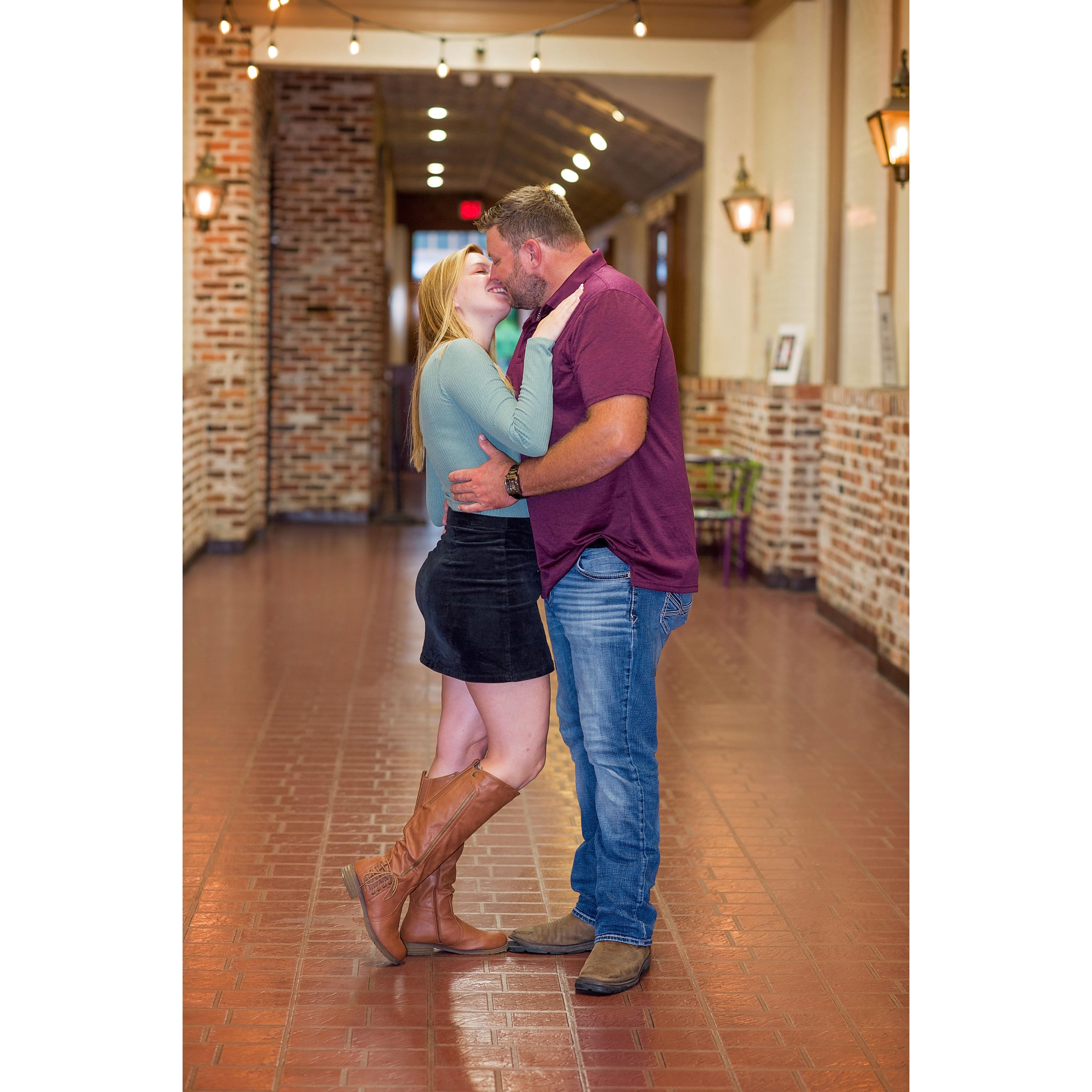 "So I can kiss you any time I want."