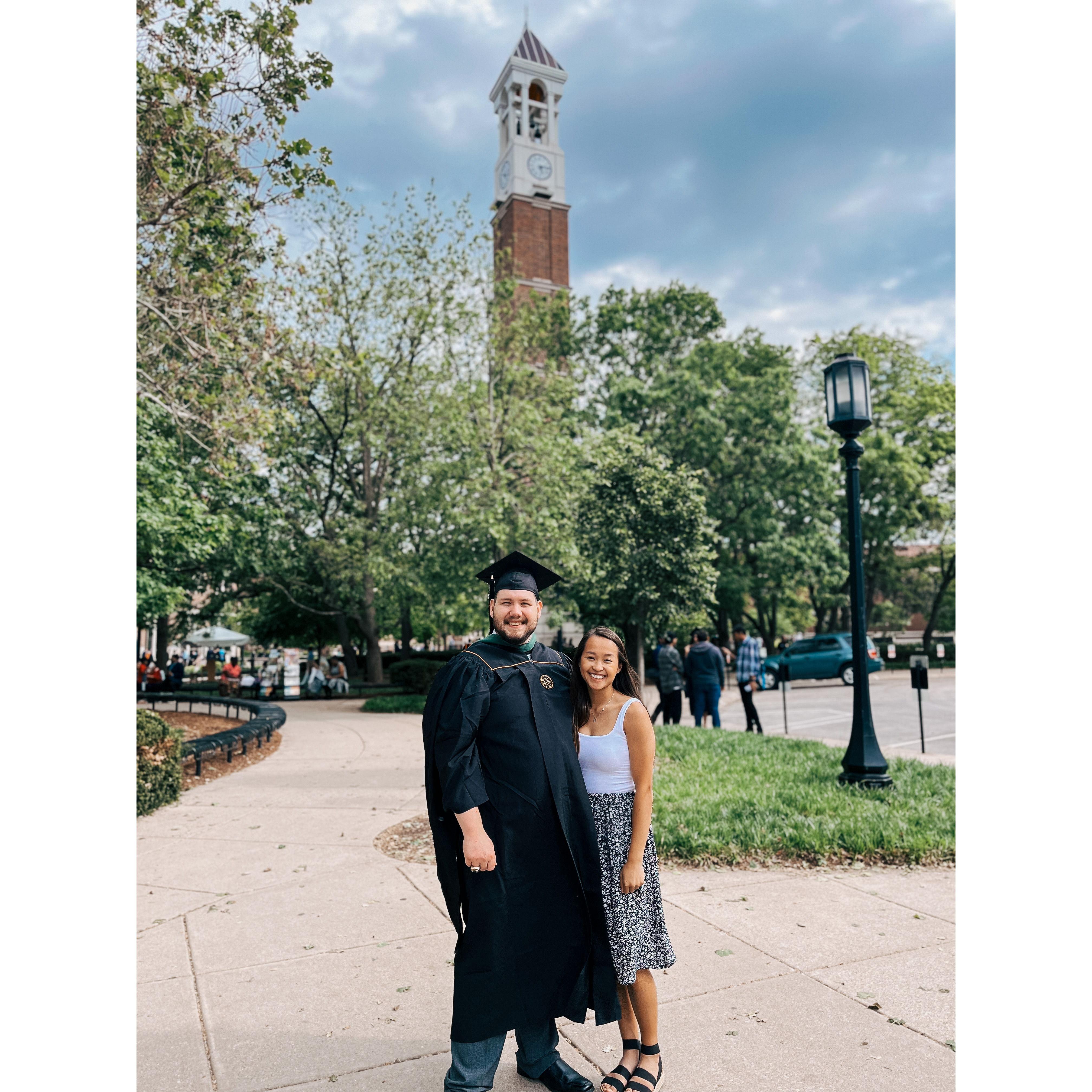Tyler's grad school graduation!