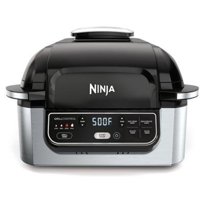 Ninja® Foodi™ 5-in-1 Indoor Grill with Air Fryer in Black/Stainless Steel