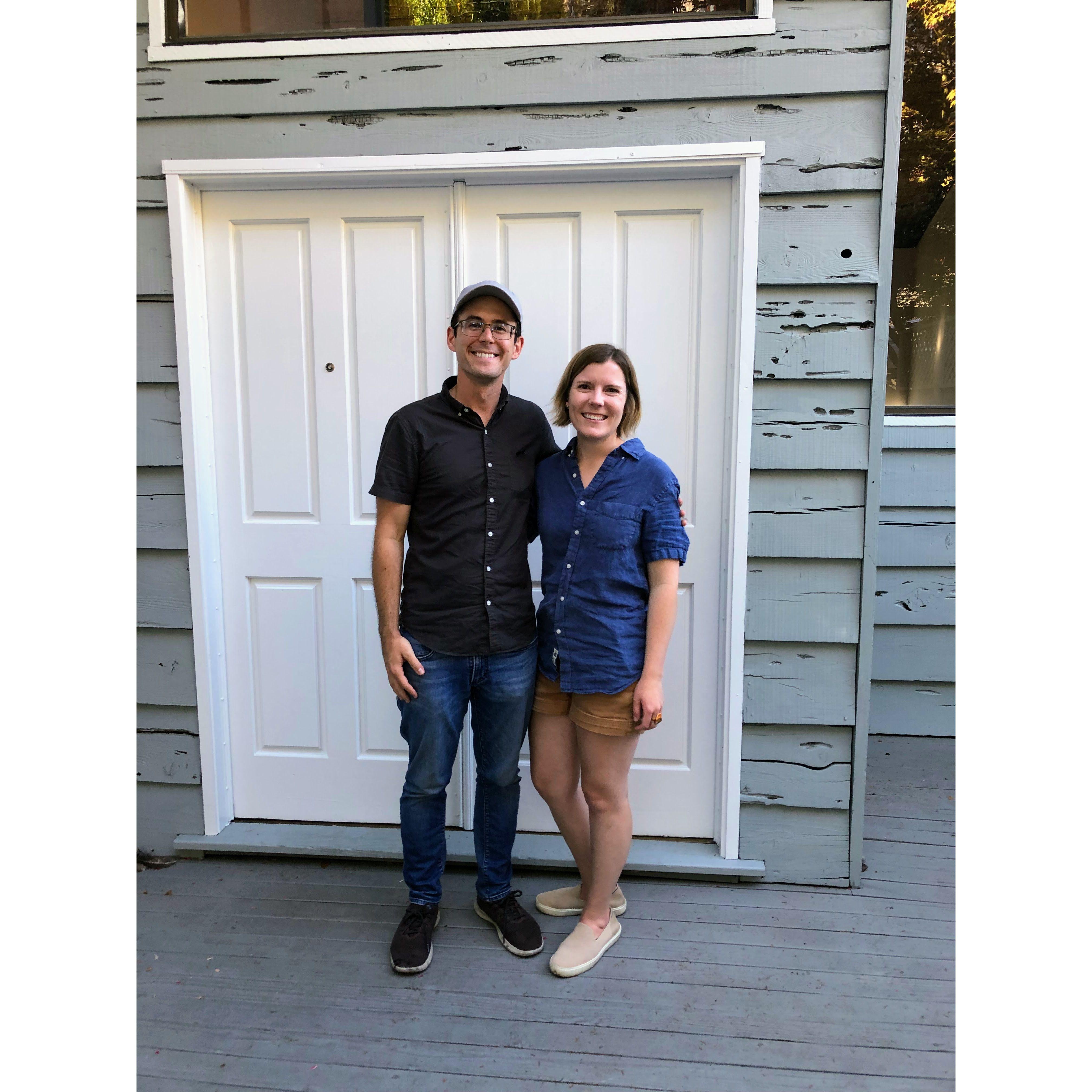 Getting the keys to our first home in September 2022!