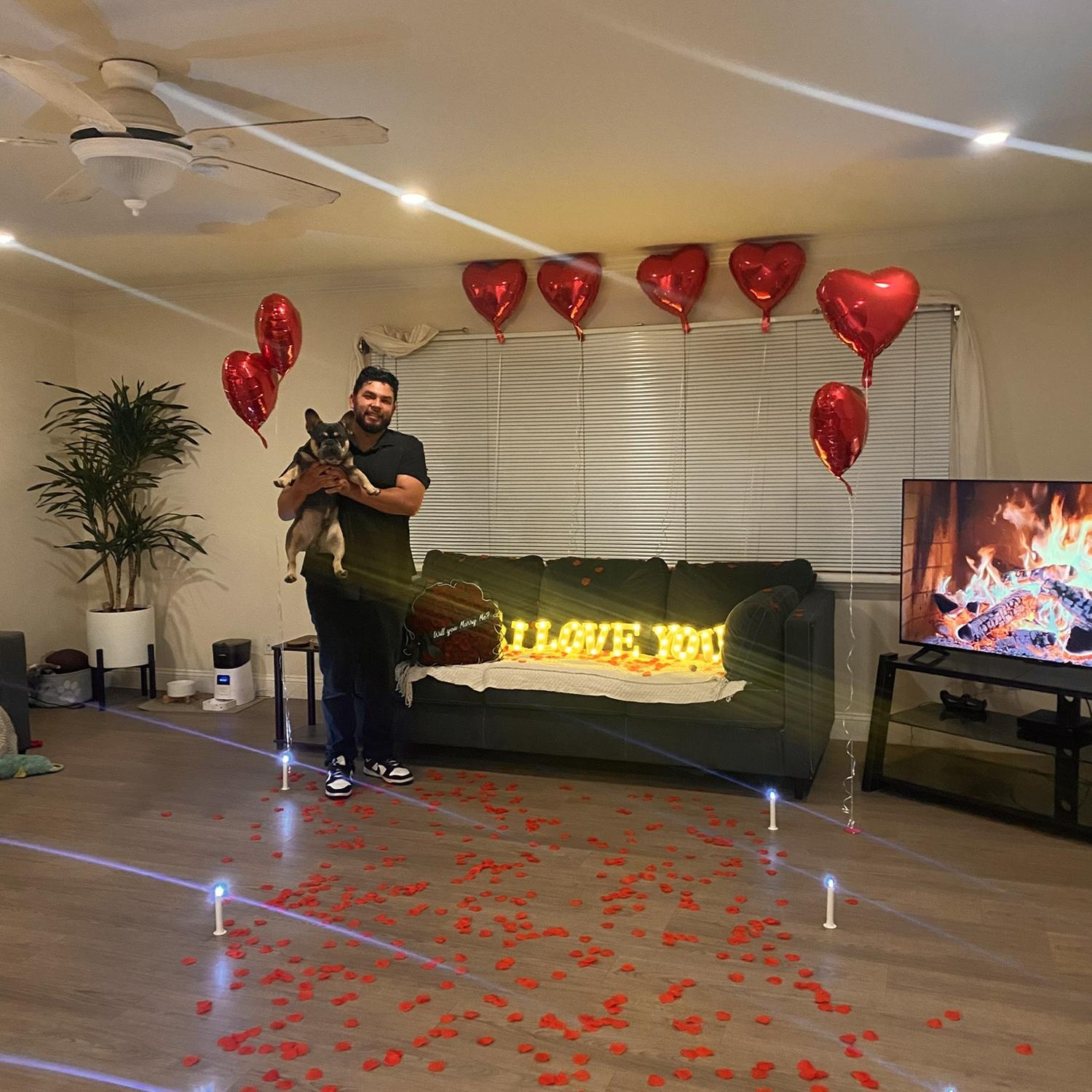 Julio’s intimate surprise proposal set up, May 18th, 2025. One of the happiest, unforgettable moments we’ve shared together!