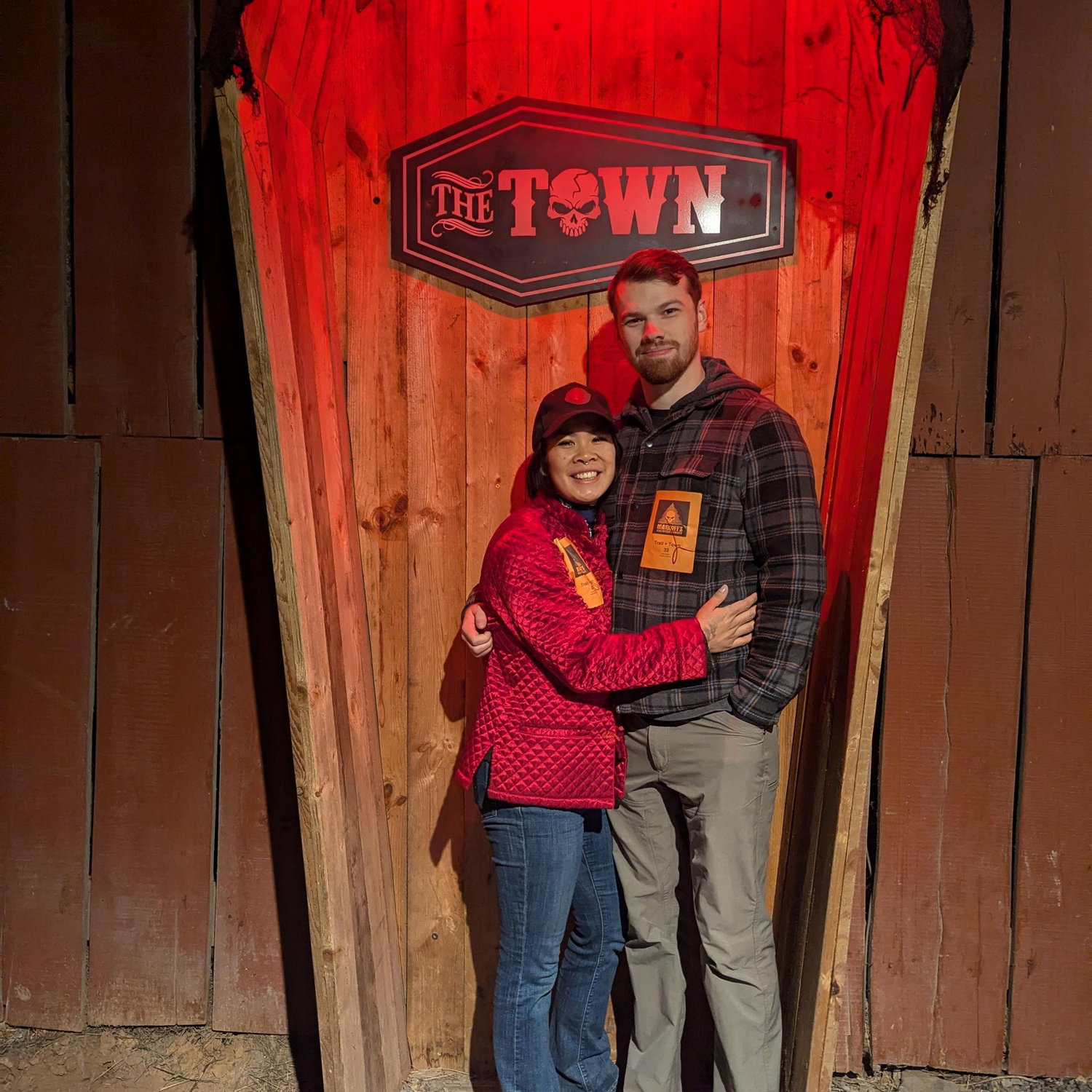 18 Oct 24: Our first time at Markoff's Haunted Forest together. Little did I know that the same weekend, a year later, I would be proposed to.