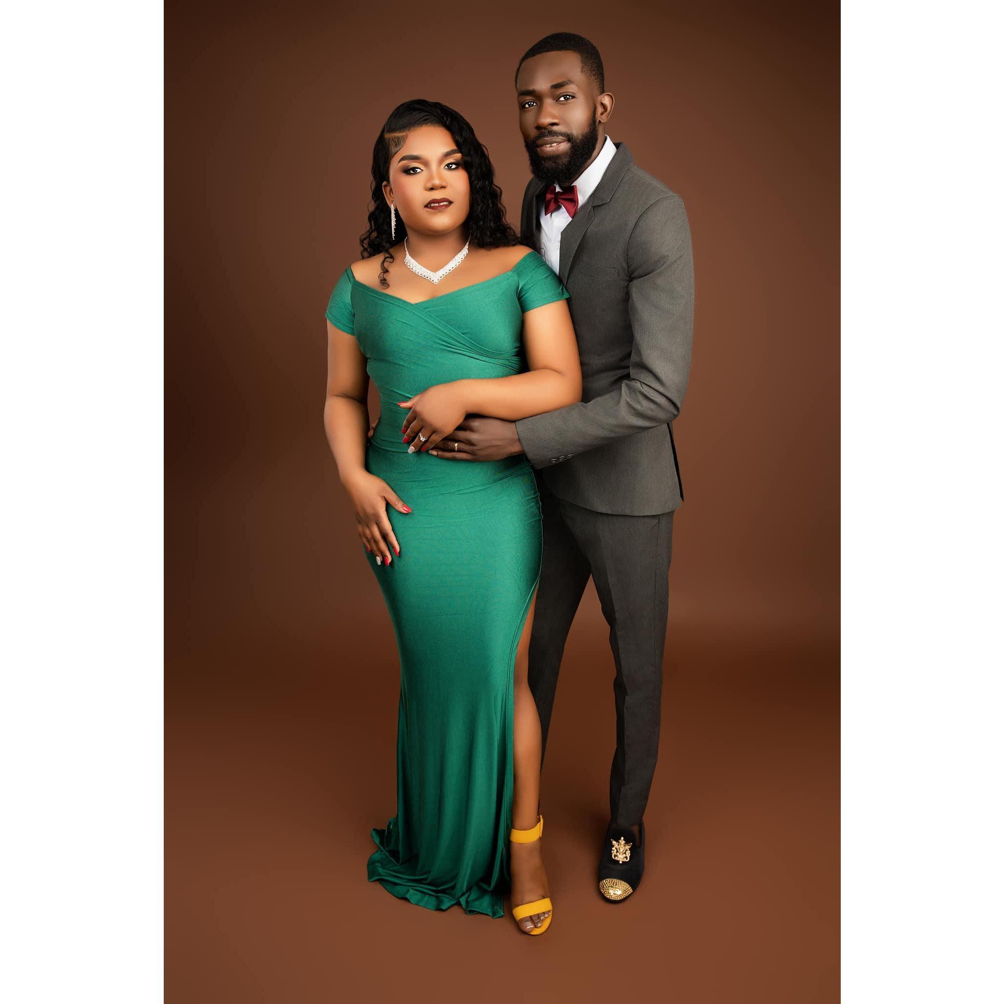 Wrapped up in happiness.