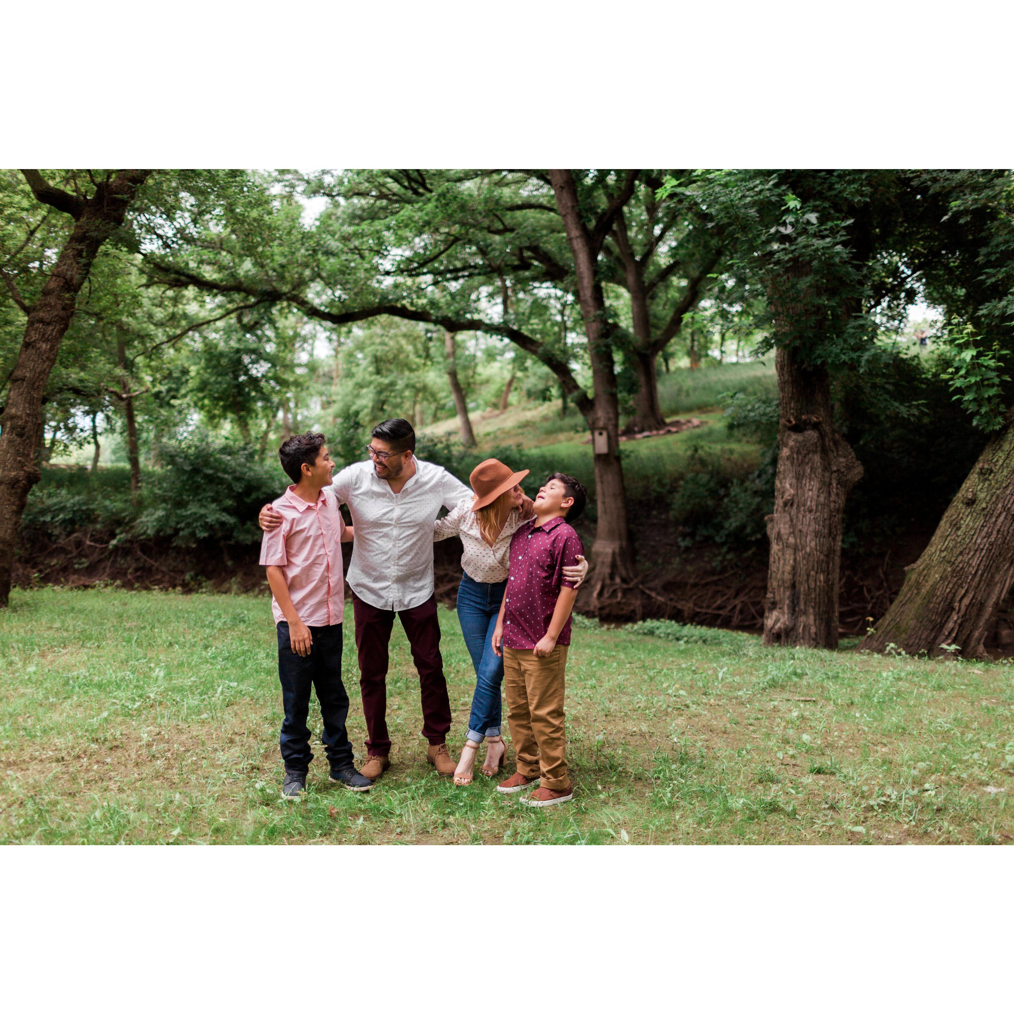 The boys recently visited South Dakota for the first time. They loved tubing at the lake, lighting fireworks, making s'mores, and the Kranzburg Fourth of July parade.