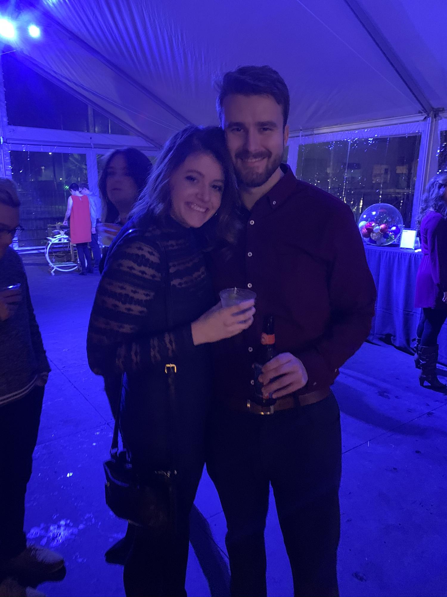 First and only work event together, thank you remote work life 😌