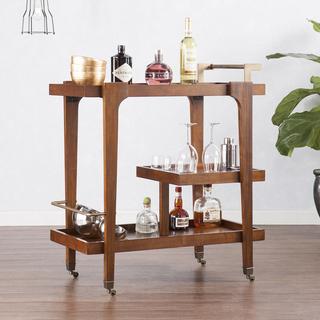 Zhori Midcentury Modern Bar Cart