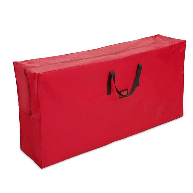Christmas Tree Storage Bag - Fits 7.5 Foot Artificial Xmas Holiday Tree, Durable Waterproof Material - Red