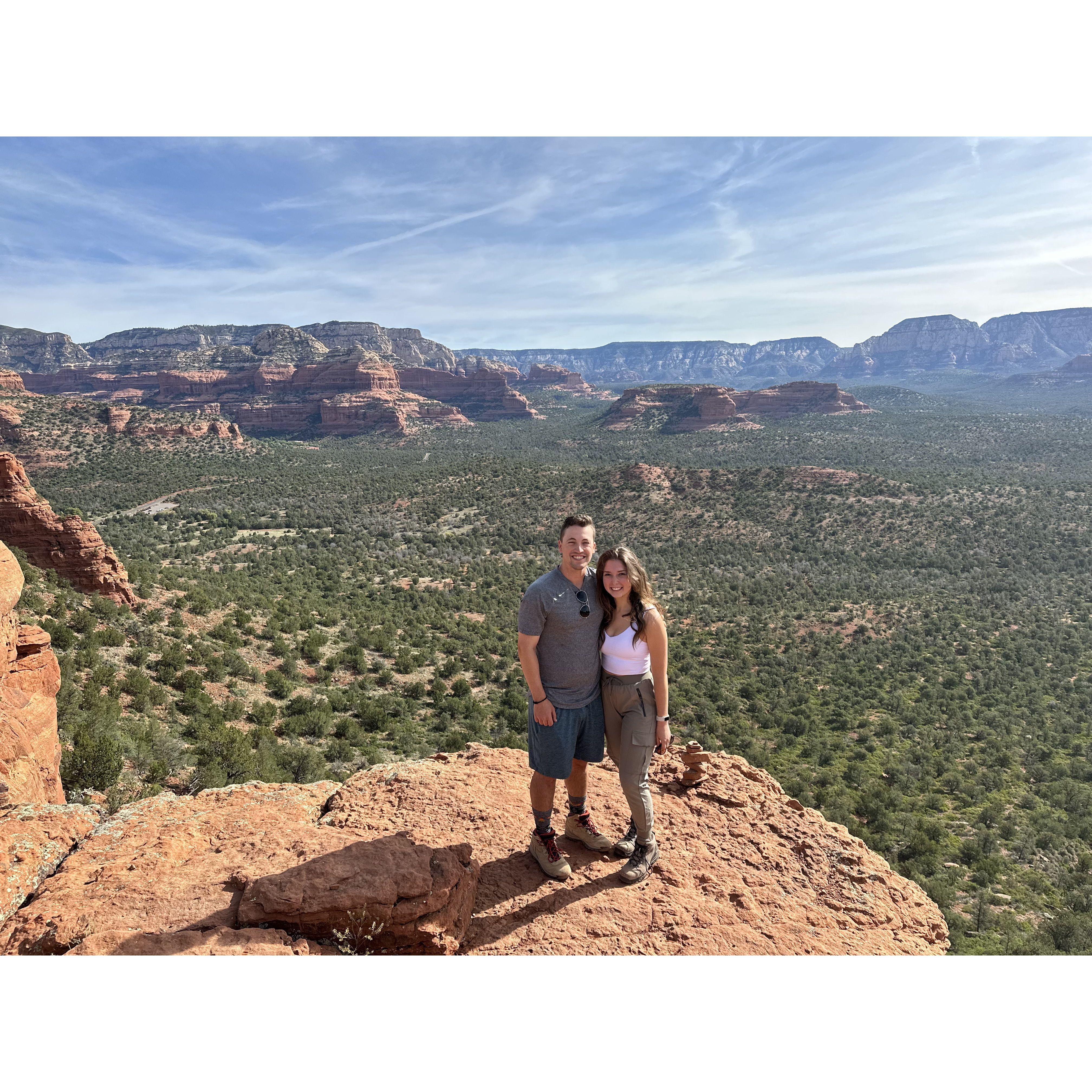 Our love for the outdoors took us to Sedona