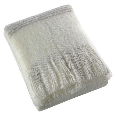 Fringe Hem Faux Throw Blankets (50"x60") - Saro Lifestyle®