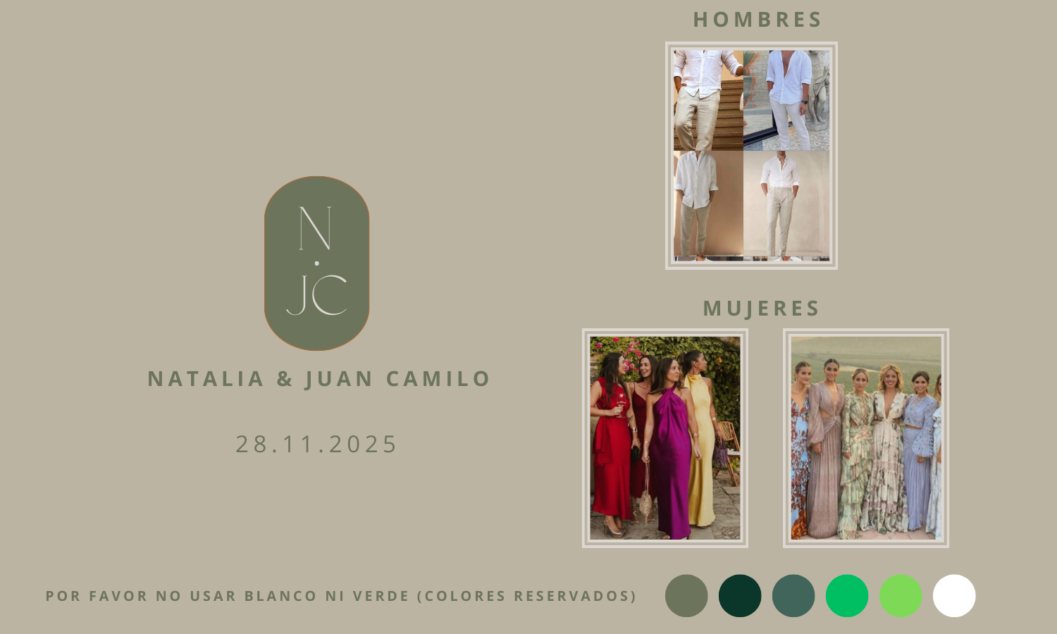 The Wedding Website of Natalia Jaramillo and Juan Camilo Vargas