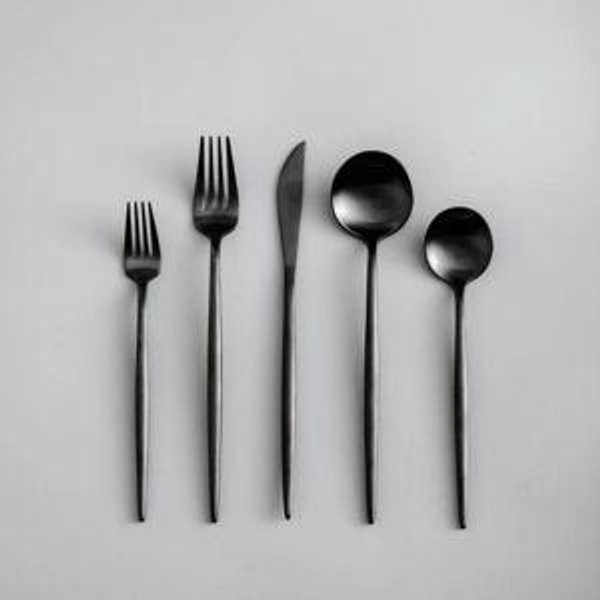 Minimalist Flatware - Matte Black