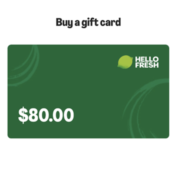 HelloFresh Gift Card