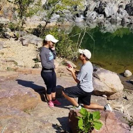 September 29, 2018:  The Proposal at Johnson Shut-Ins State Park