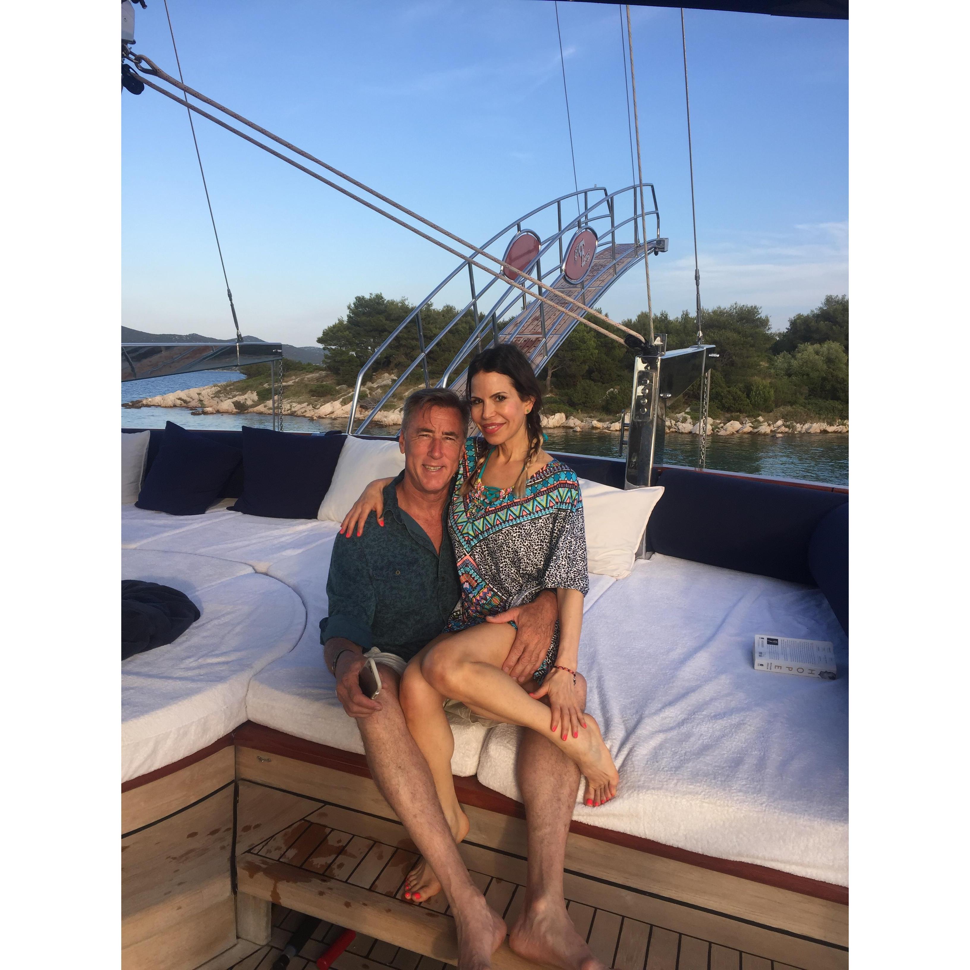 Aboard Blue Eyes  - Croatia!