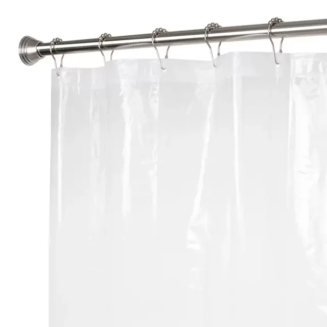 Simply Essential™ 70-Inch x 72-Inch Medium Weight Clear PEVA Shower Curtain Liner