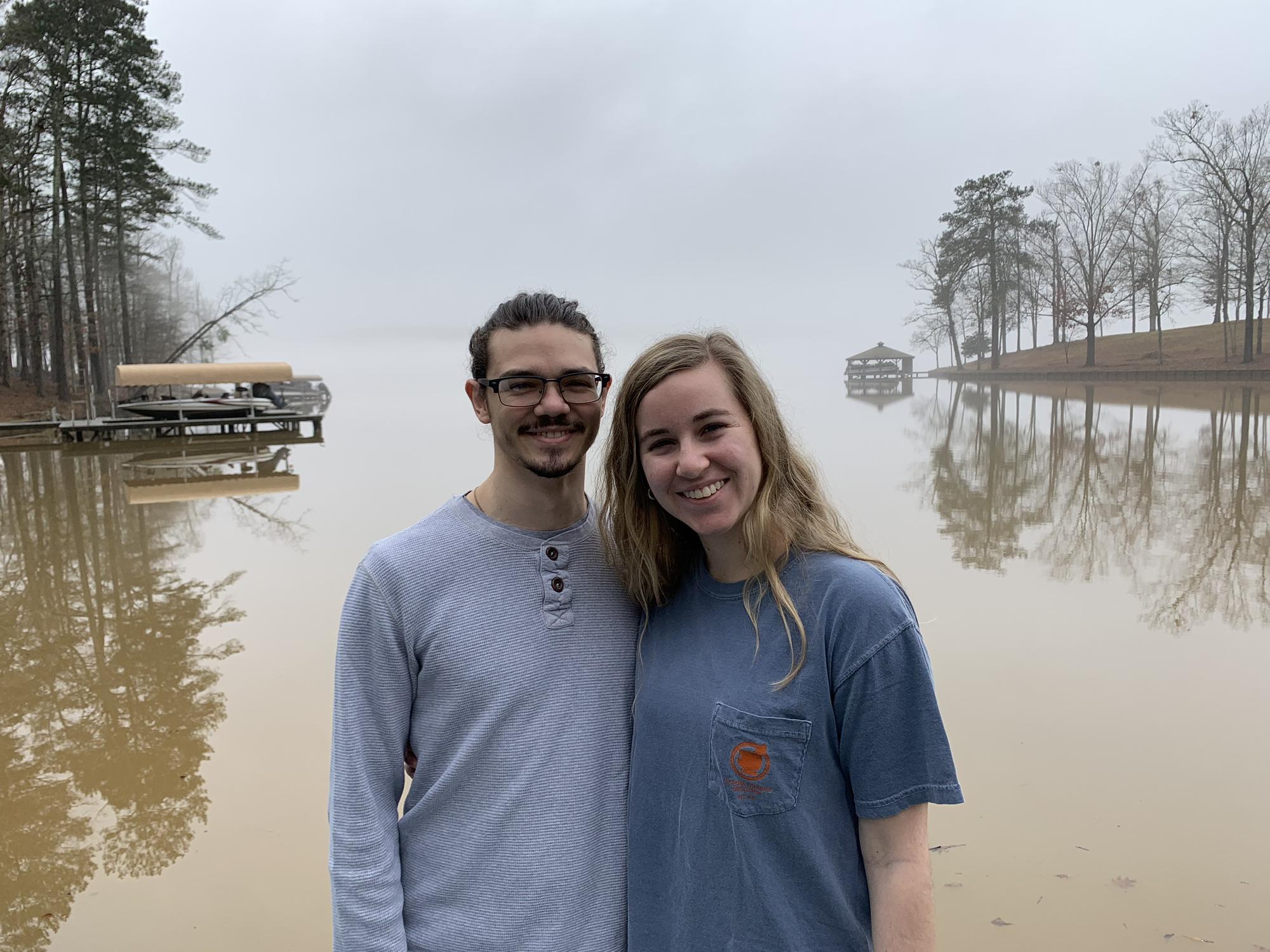 NYE at the lake! First time Madison met the parents!