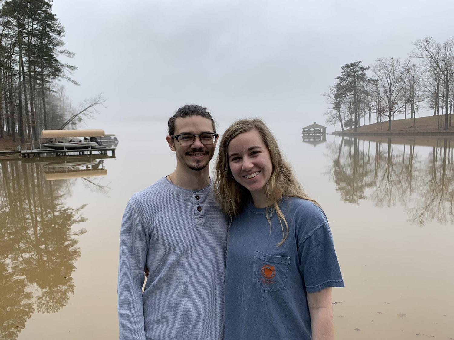 NYE at the lake! First time Madison met the parents!