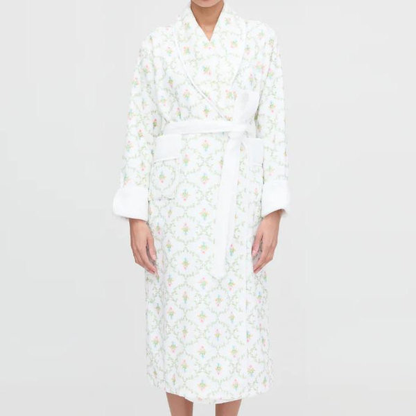 The Hotel Robe - Pastel Trellis