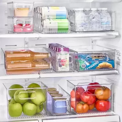 10-Piece Fridge Storage Bin Starter Set