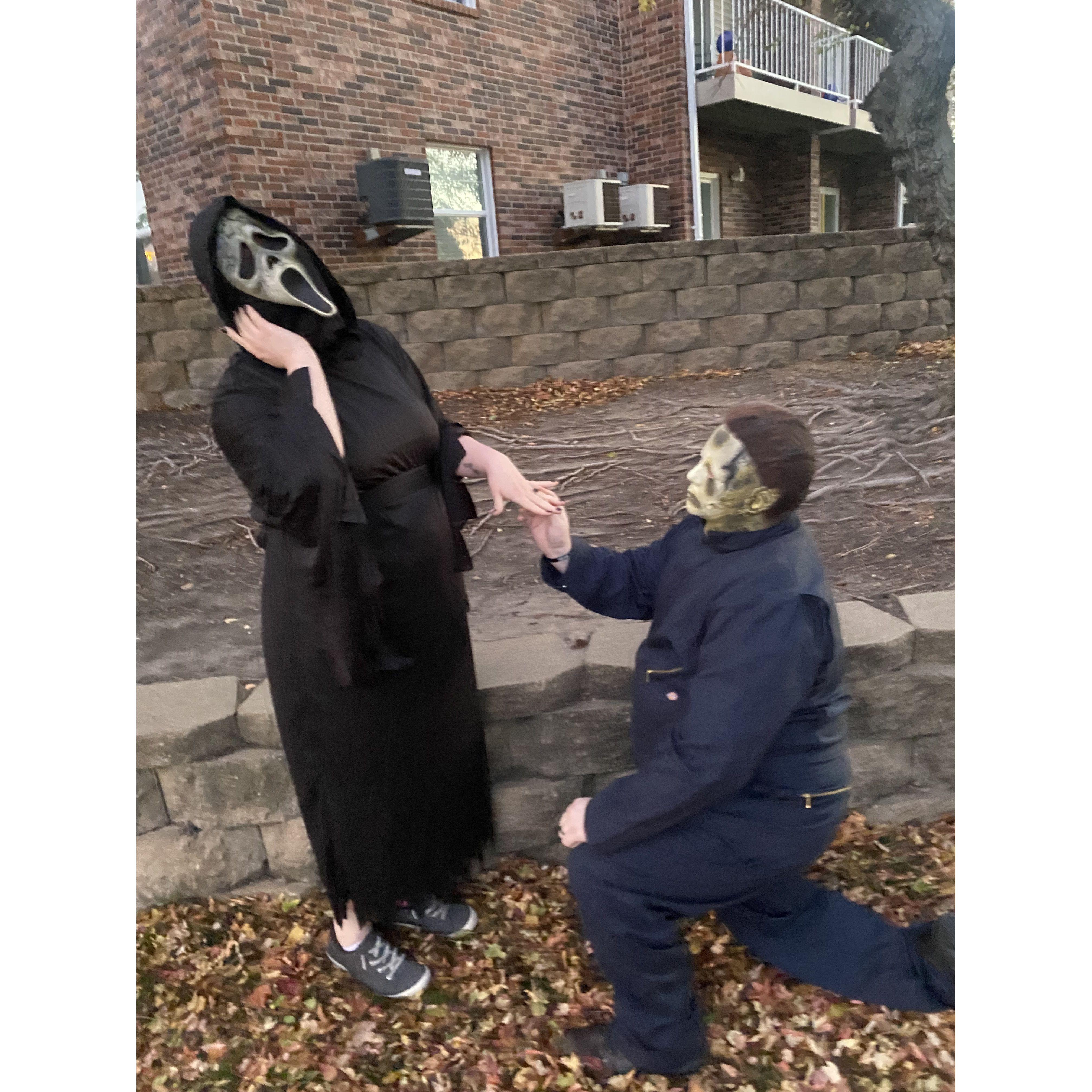 Our Halloween engagement session