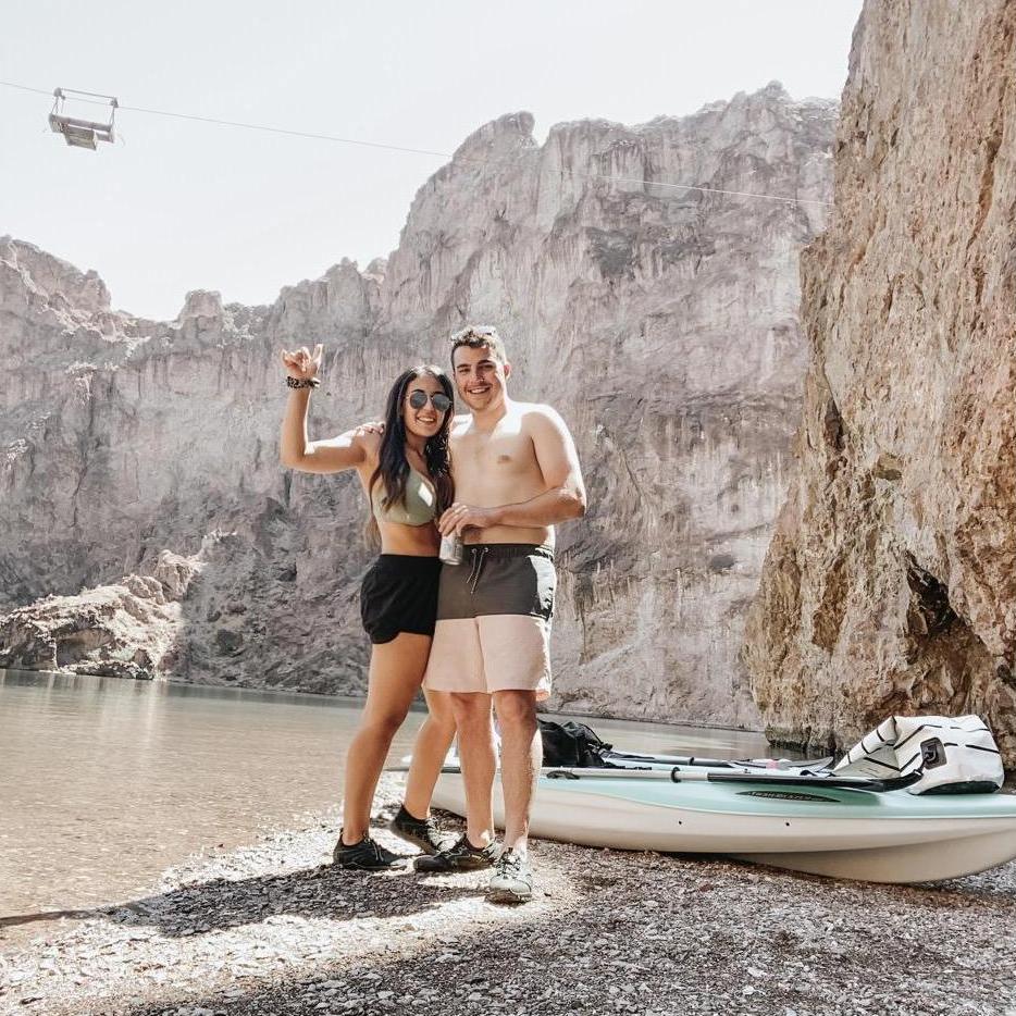 Fun fact: During the covid lockdown, the couple bought Kayaks to take out on the lake!