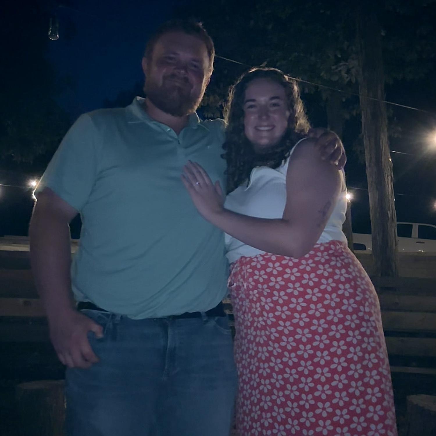 If you haven’t heard the funny proposal story yet you’ll have to ask to hear it!
After we finished dinner we went back to the original place planned to take pictures together ❤️
September 24th 2023