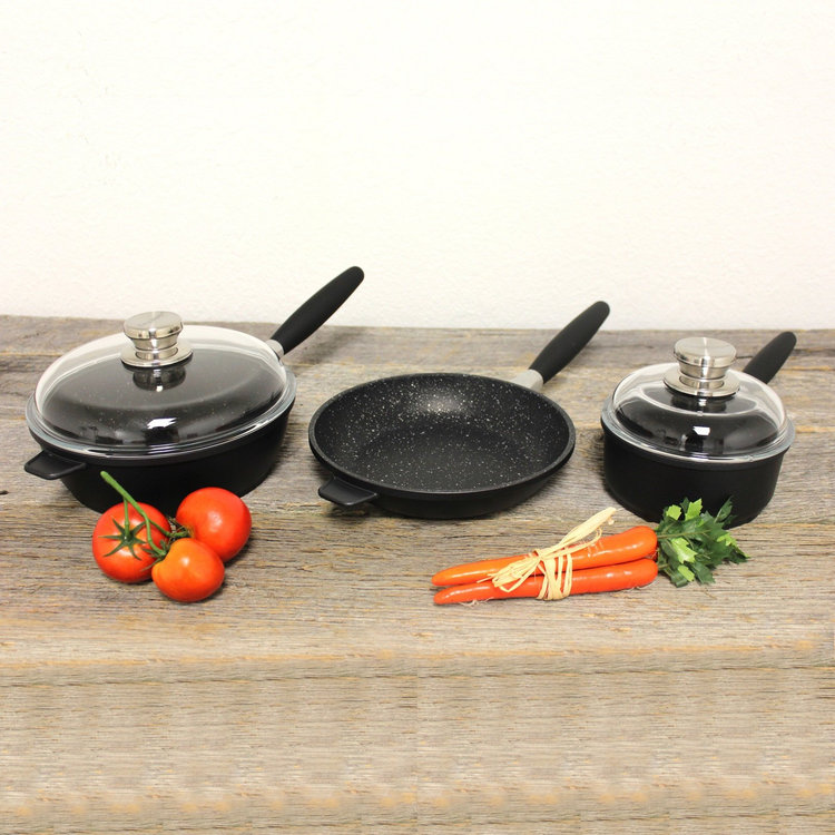 BergHOFF, EuroCAST 5-Piece Nonstick Starter Cookware Set | Zola