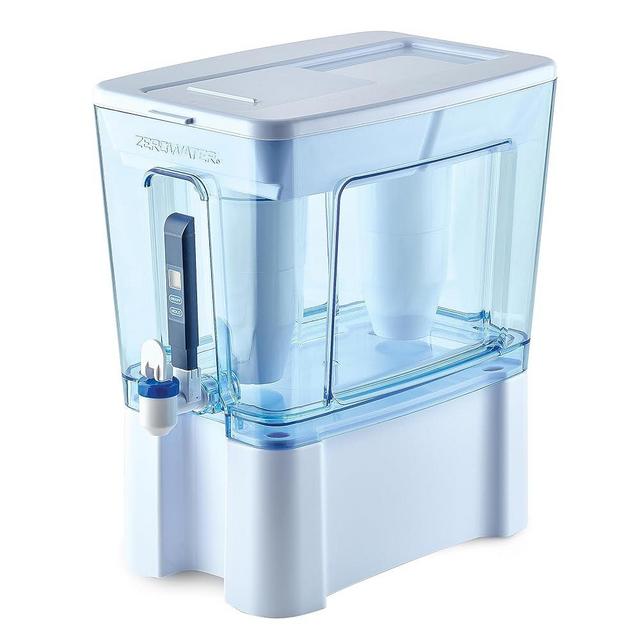 ZeroWater 52-Cup Ready-Read 5-Stage Water Filter Dispenser with Instant Read Out - 0 TDS for Improved Tap Water Taste - NSF Certified to Reduce Lead, Chromium, and PFOA/PFOS