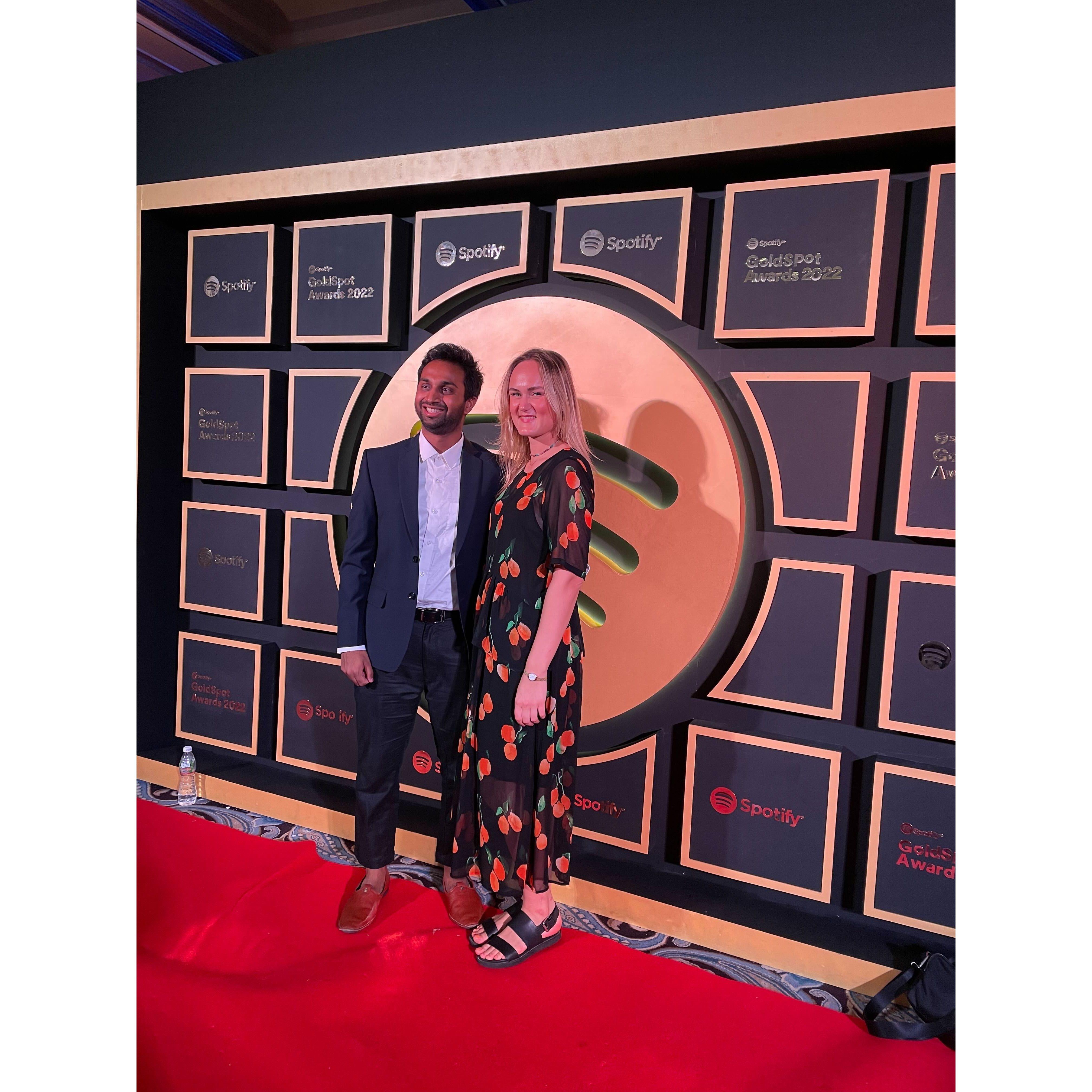 We somehow invited ourselves to the Spotify India end of year party