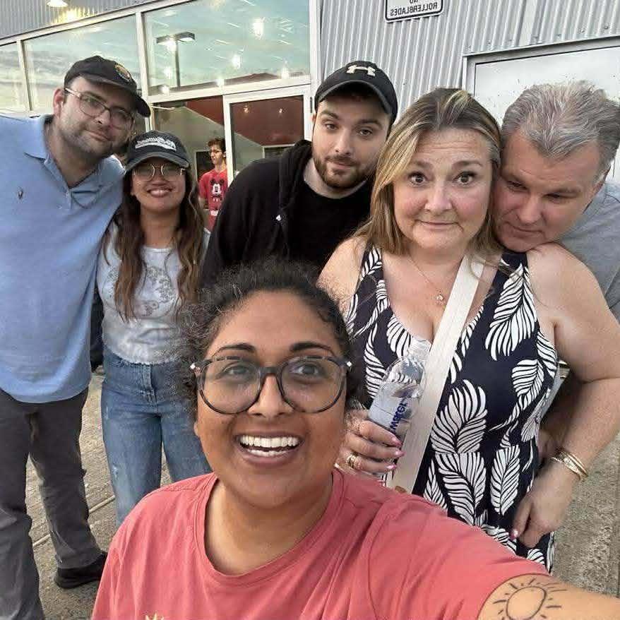 Before going to the movies with Jordan's family