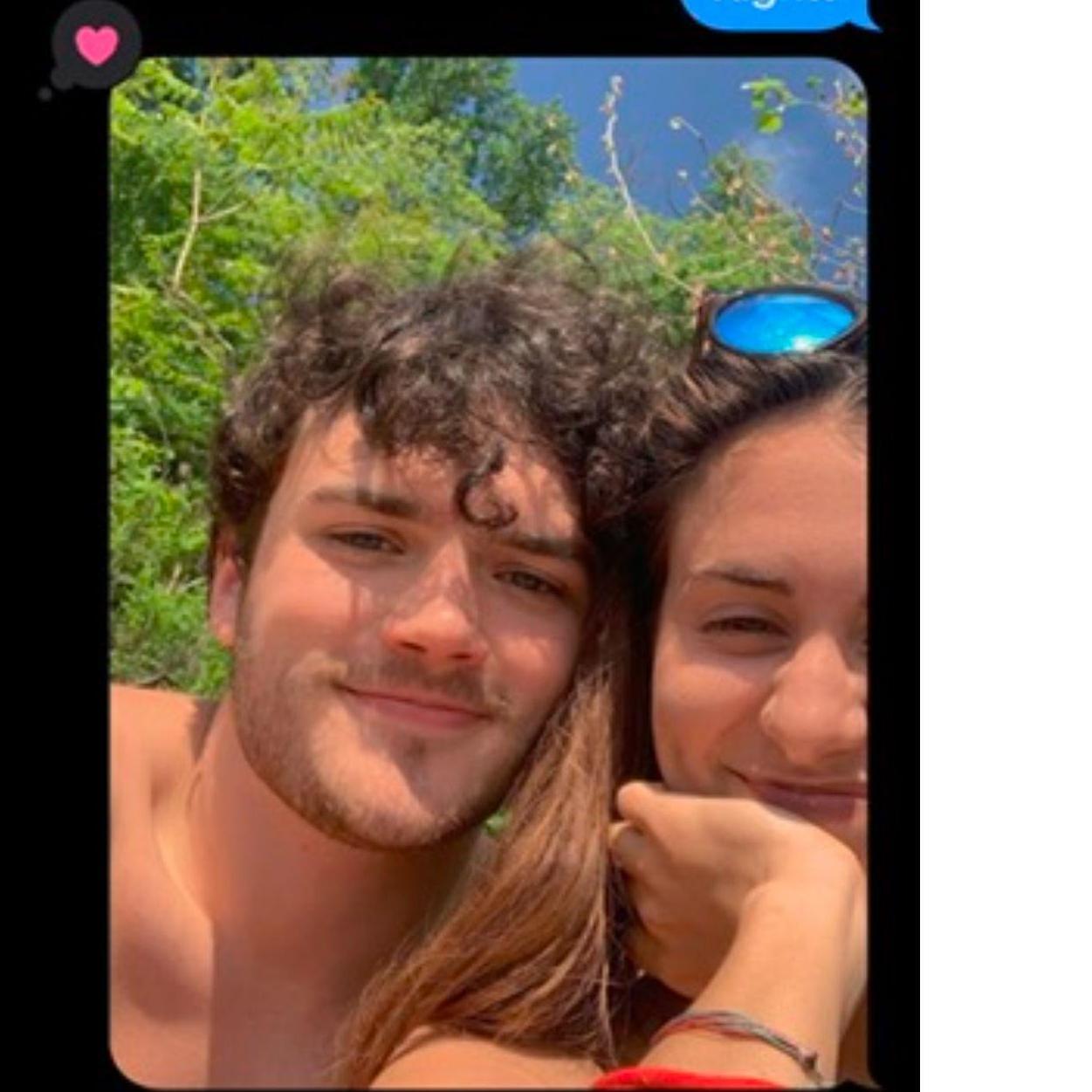 Our first picture together! Taken in May 2020 on a hike.