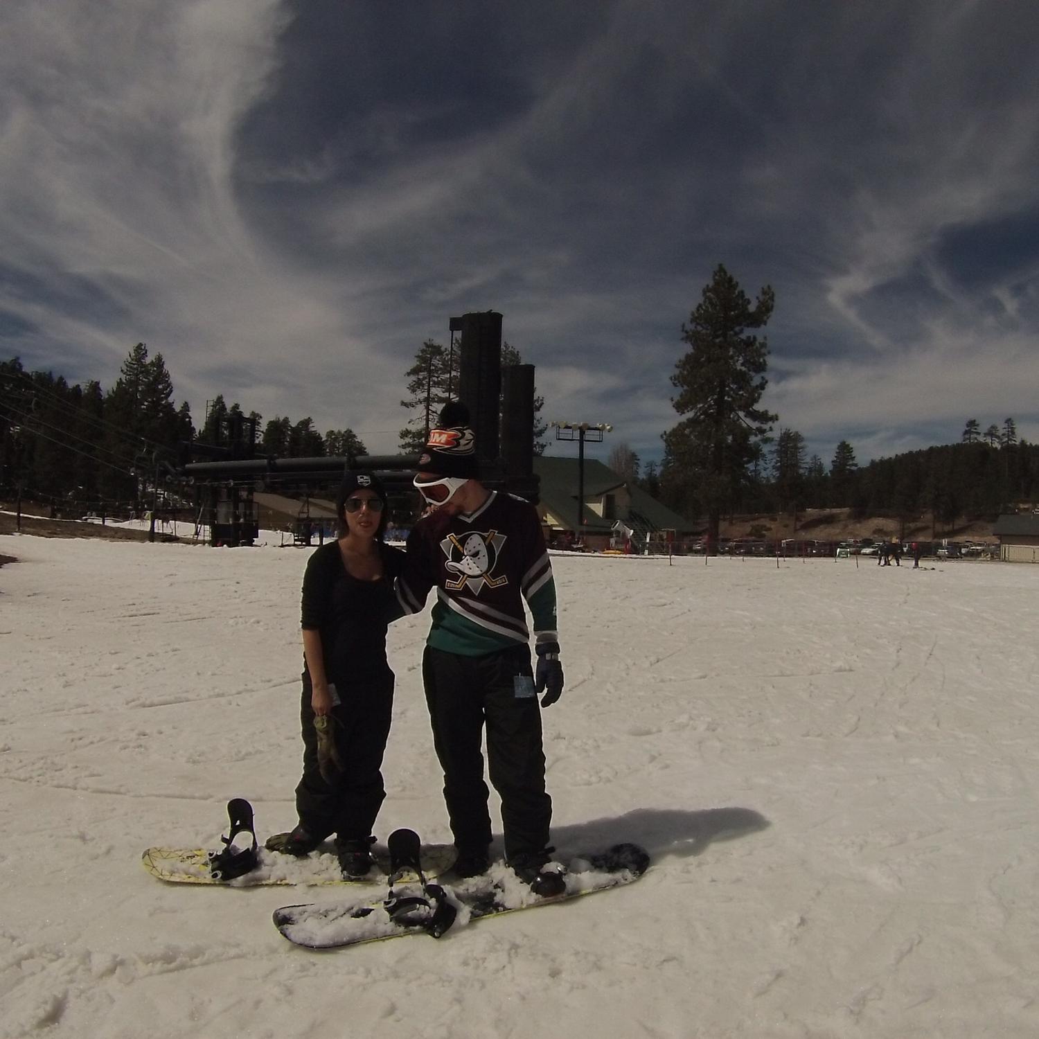 Snowboarding for the 1st time