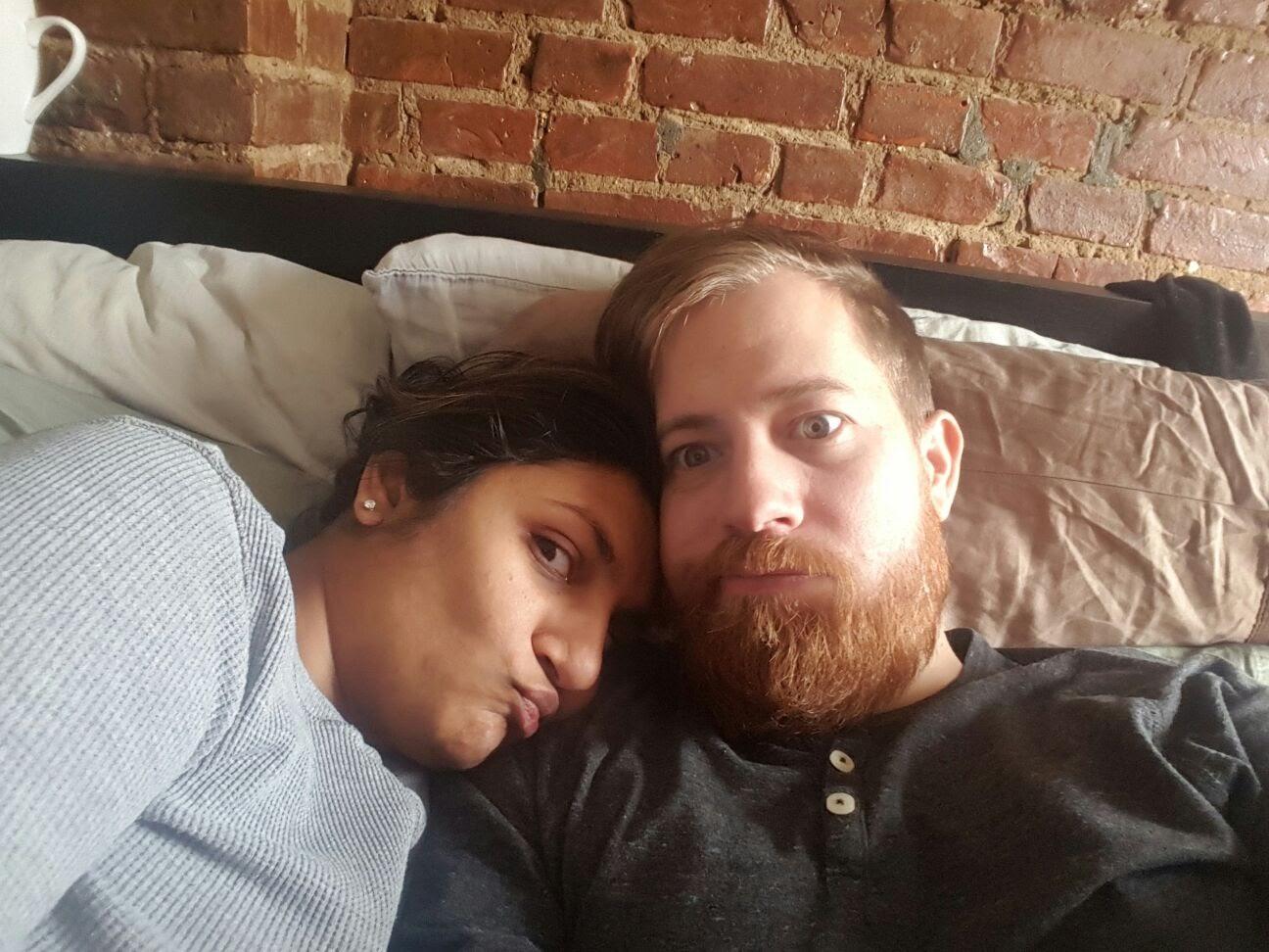 Being silly at home in Brooklyn