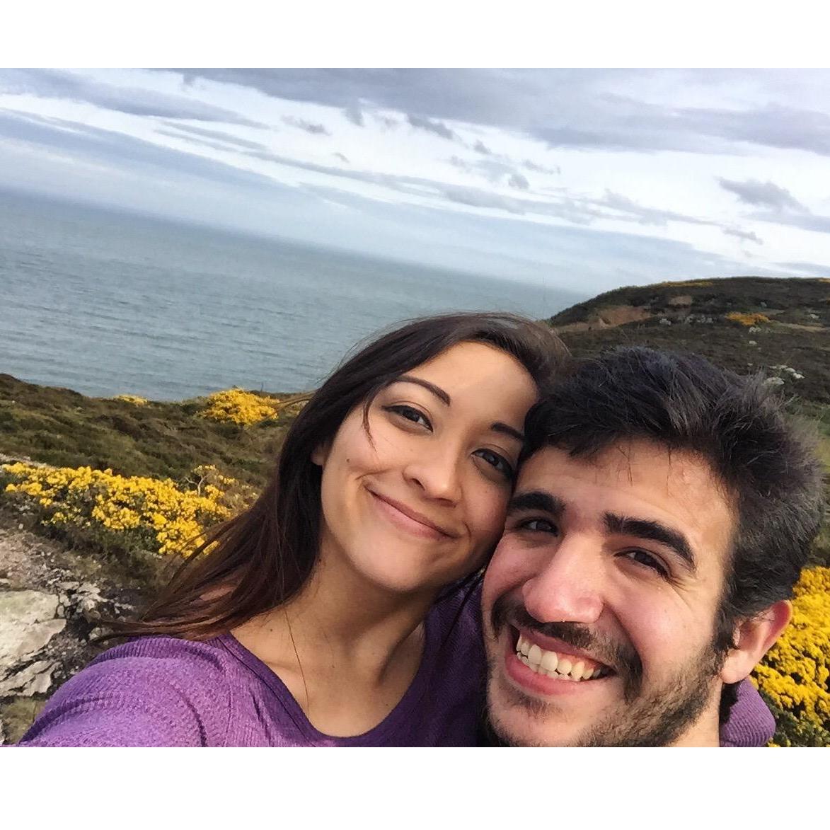 Taking in the Cliff of Howth, Ireland