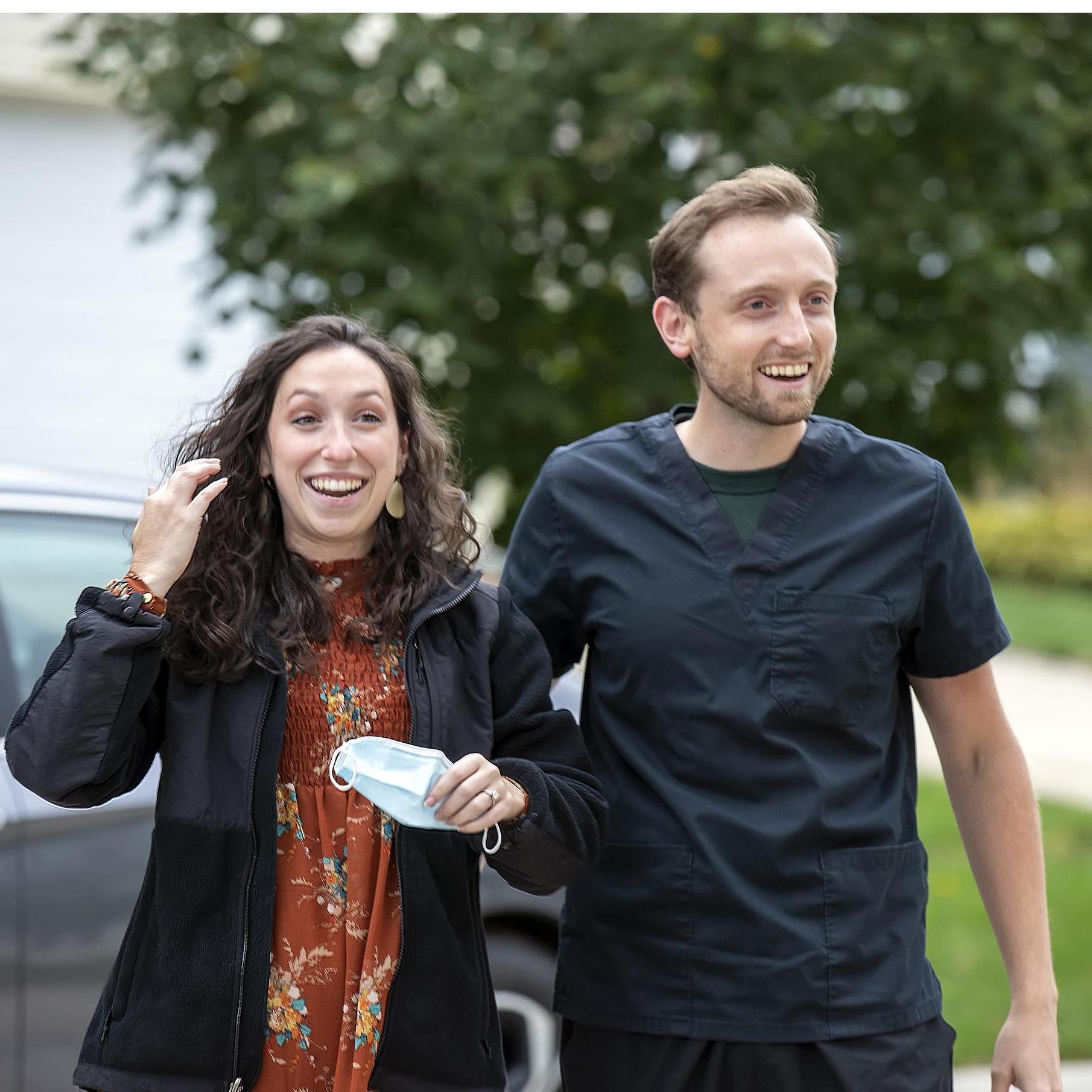 The moment we found out we won a free wedding from Chicago wedding vendors on the Love is Essential campaign, a free wedding giveaway to deserving essential workers.