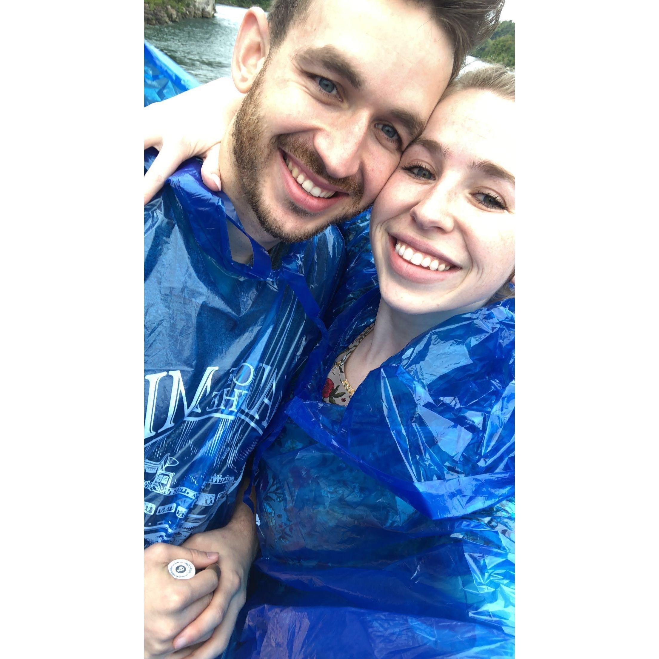 Our first vacation together at Niagara Falls!