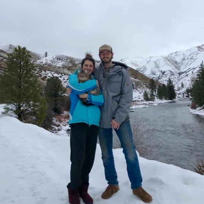 Ryder's first trip to the hot springs!