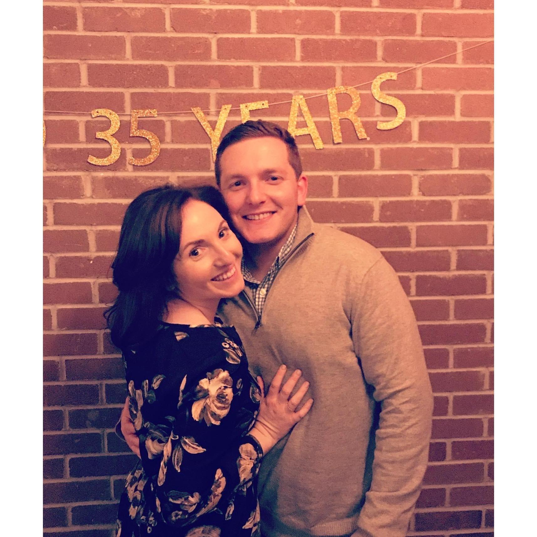 Rich and Doreen's surprise 35th anniversary party, 2017
