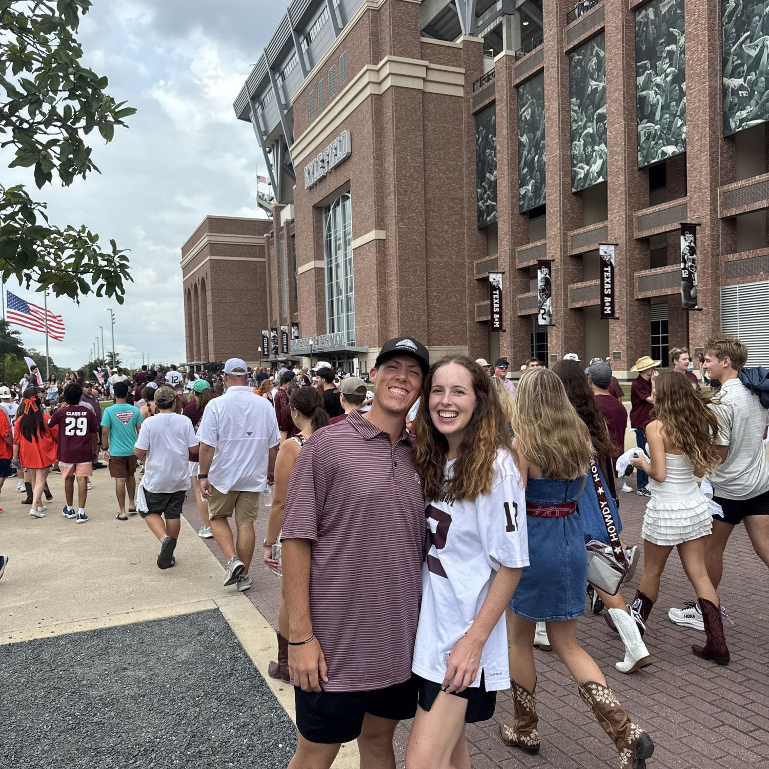 Luke's first A&M game! (he loved it)