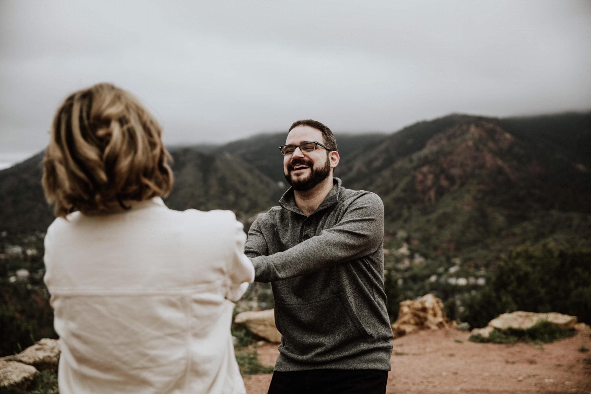 Mountain life. Engagement photo session shot by the ridiculously talented Rachel Veltri.
