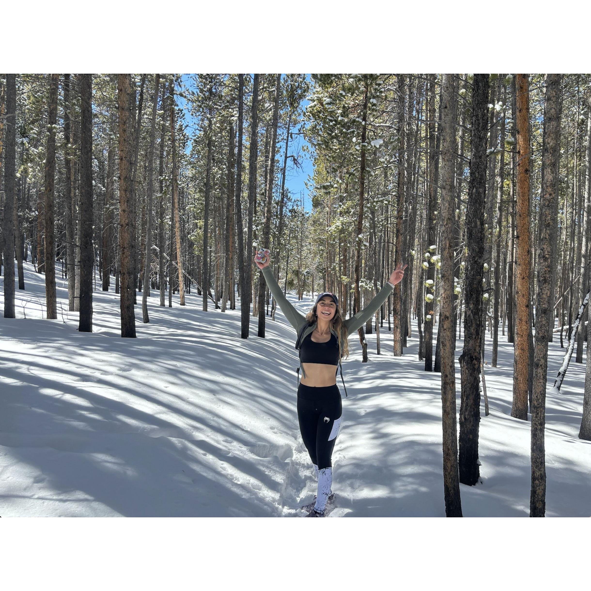 On the Rocky Mountain National Park. A little before Ryan proposed!