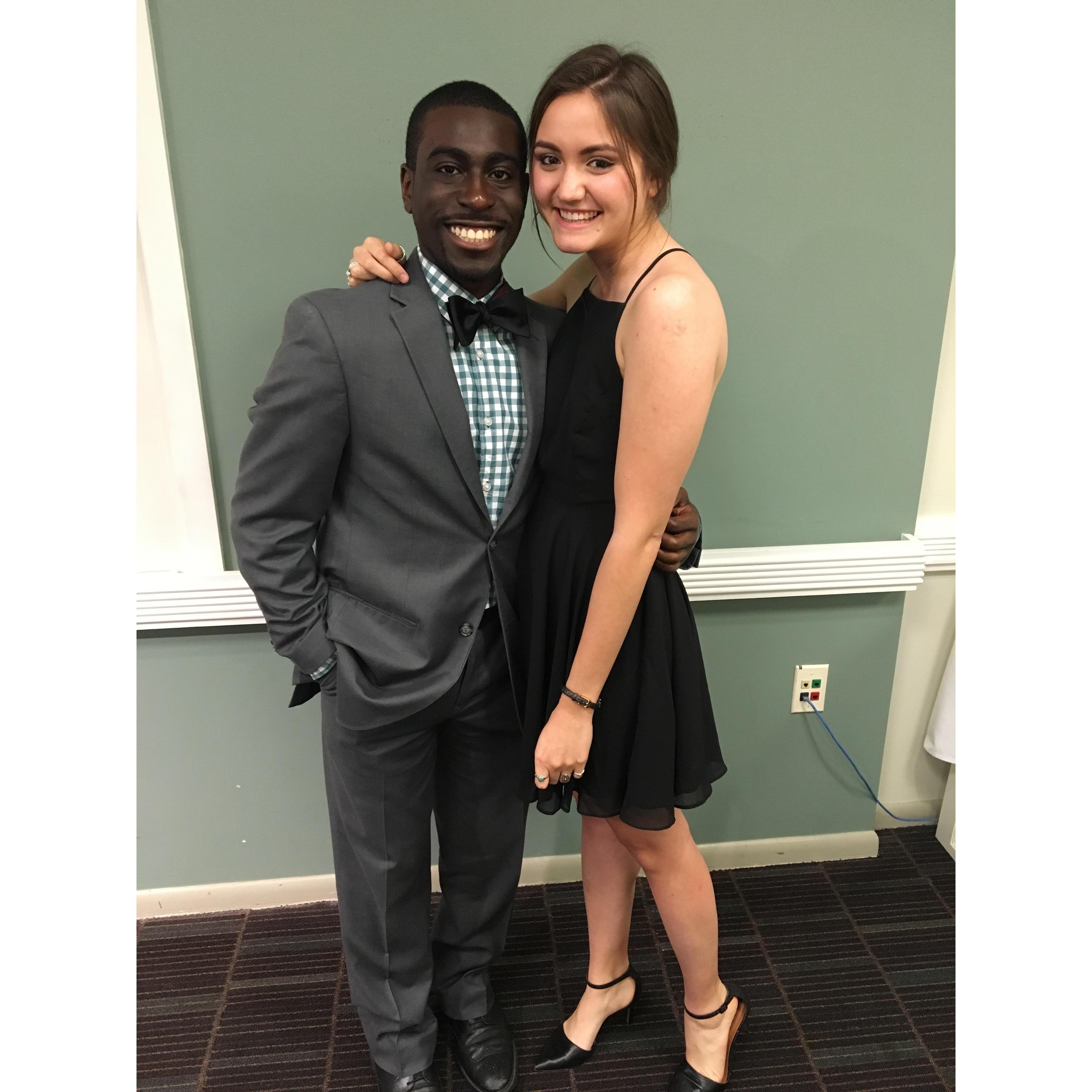 Made it official right before leaving our semester "abroad" in D.C. (where we met)