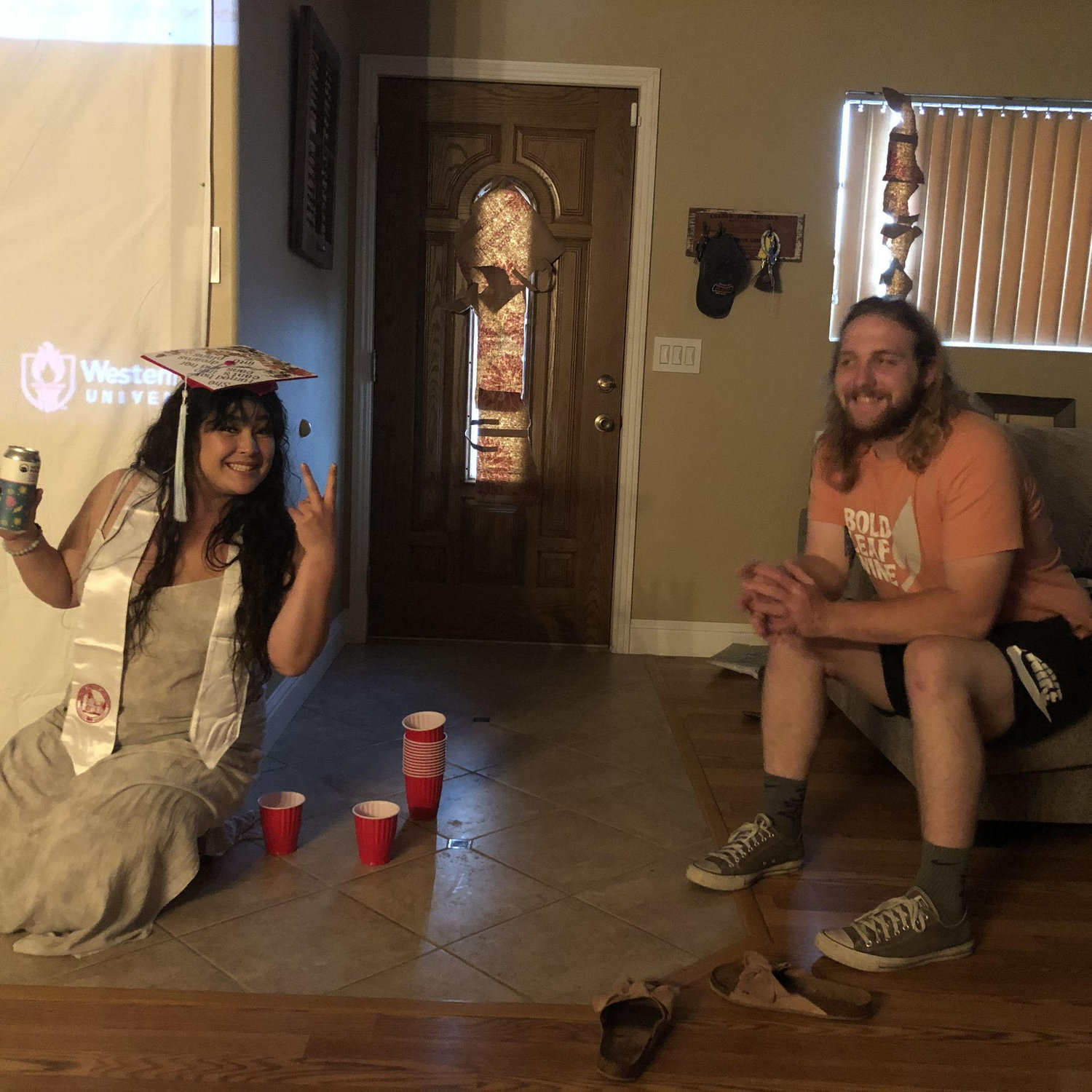 June 2021-Harllee's [Virtual] College Graduation AND Mathew's first time meeting all of Harllee's friends and family.
